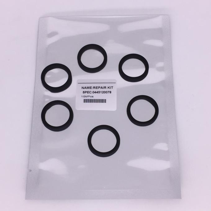 Black 0 445 120 078 Bosch Injector Seal O Rings For Fuel Injectors