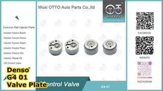 Denso Control Valve Plate G4-01 Model in High Speed Steel for Denso Common Rail Systems