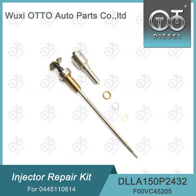 Injector Repair Kit 0445110614 Include Nozzle DLLA150P2432 And Valve F00VC01200 For FIAT Parts
