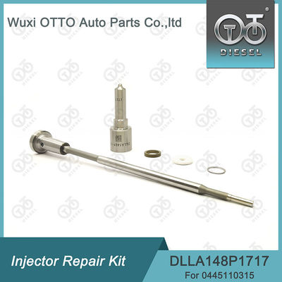 0445110315 Injector Repair Kit With DLLA148P1717 Nozzle And F00VC01329 Control Valve.
