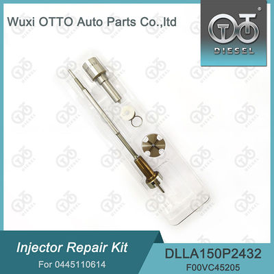Injector Repair Kit 0445110614 Include Nozzle DLLA150P2432 And Valve F00VC01200 For FIAT Parts