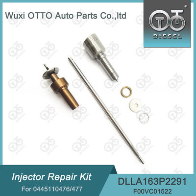Injector Repair Kit For Injector 0445110476 / 477 / 0986435241 Nozzle DLLA163P2291