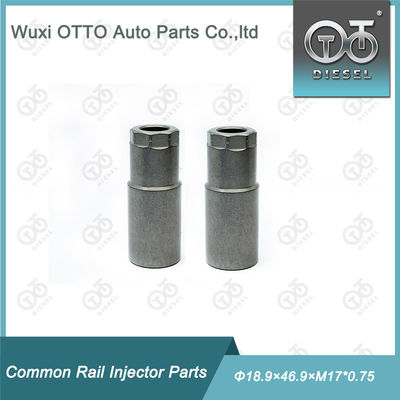 High-speed Steel Diesel Fuel Injector Nozzle Cap Nut Size Φ18.9×46.9×M17*0.75 for Piezo Injector with Plastic Bag in Paper Box Packing