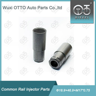 High-speed Steel Diesel Fuel Injector Nozzle Cap Nut Size Φ18.9×46.9×M17*0.75 for Piezo Injector with Plastic Bag in Paper Box Packing