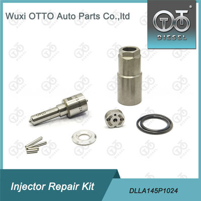 Denso Diesel Injector Repair Kit with DLLA145P1024 Nozzle for 23670-0L010 Model in High-speed Steel